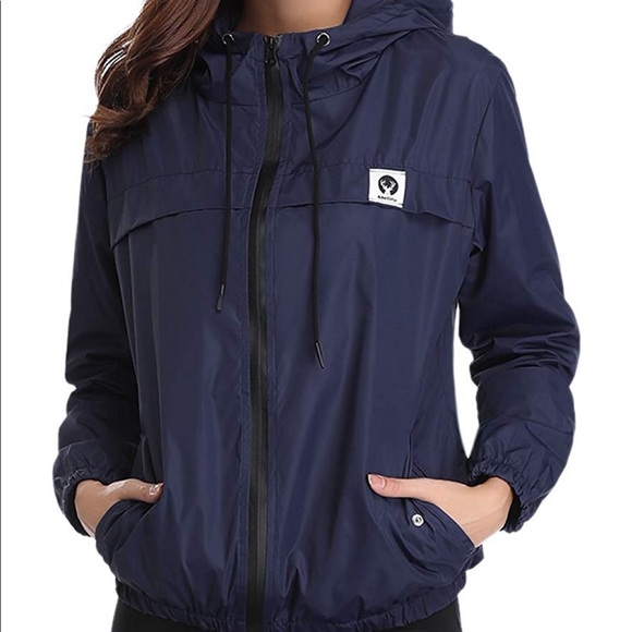 Abollria Womens Windbreaker Raincoat - Picture 6 of 8